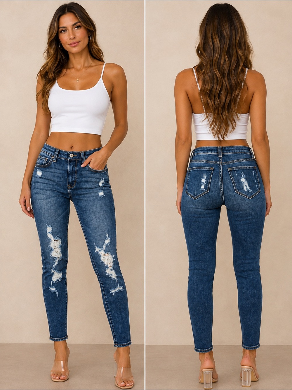 Arizona Jean Co. Hi-Rise Skinny Jeans Size 3